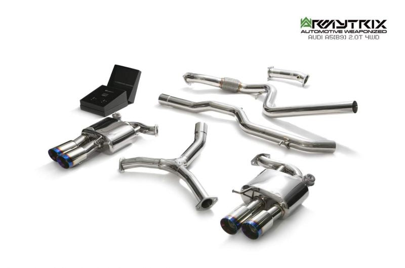 Armytrix exhaust system for Audi A5 B9 2.0 TFSI Sportback 4WD (2016-present) valvetronic exhaust system