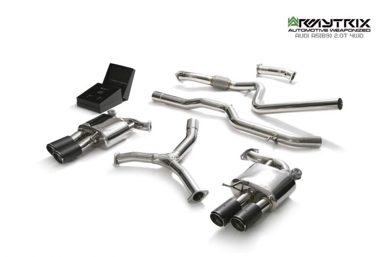 Armytrix exhaust system for Audi A5 B9 2.0 TFSI Sportback 4WD (2016-present) valvetronic exhaust system