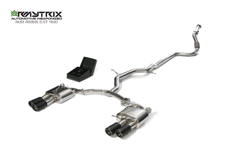 Armytrix exhaust system for Audi A5 B9 2.0 TFSI Sportback 4WD (2016-present) valvetronic exhaust system