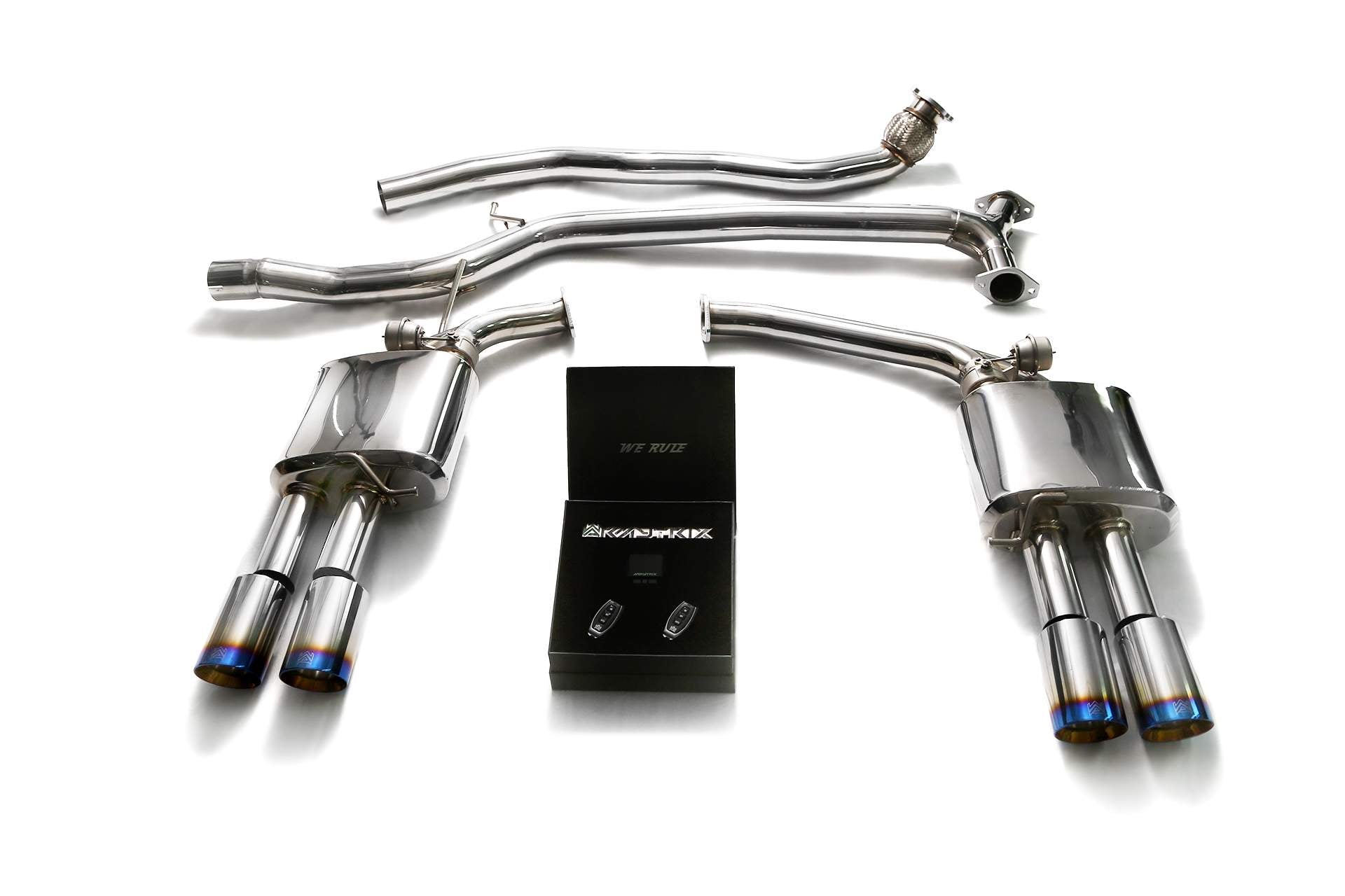 Armytrix exhaust system for Audi A5 B8 1.8 2.0 TFSI Coupe/Cabriolet (2008-2015) valvetronic exhaust system