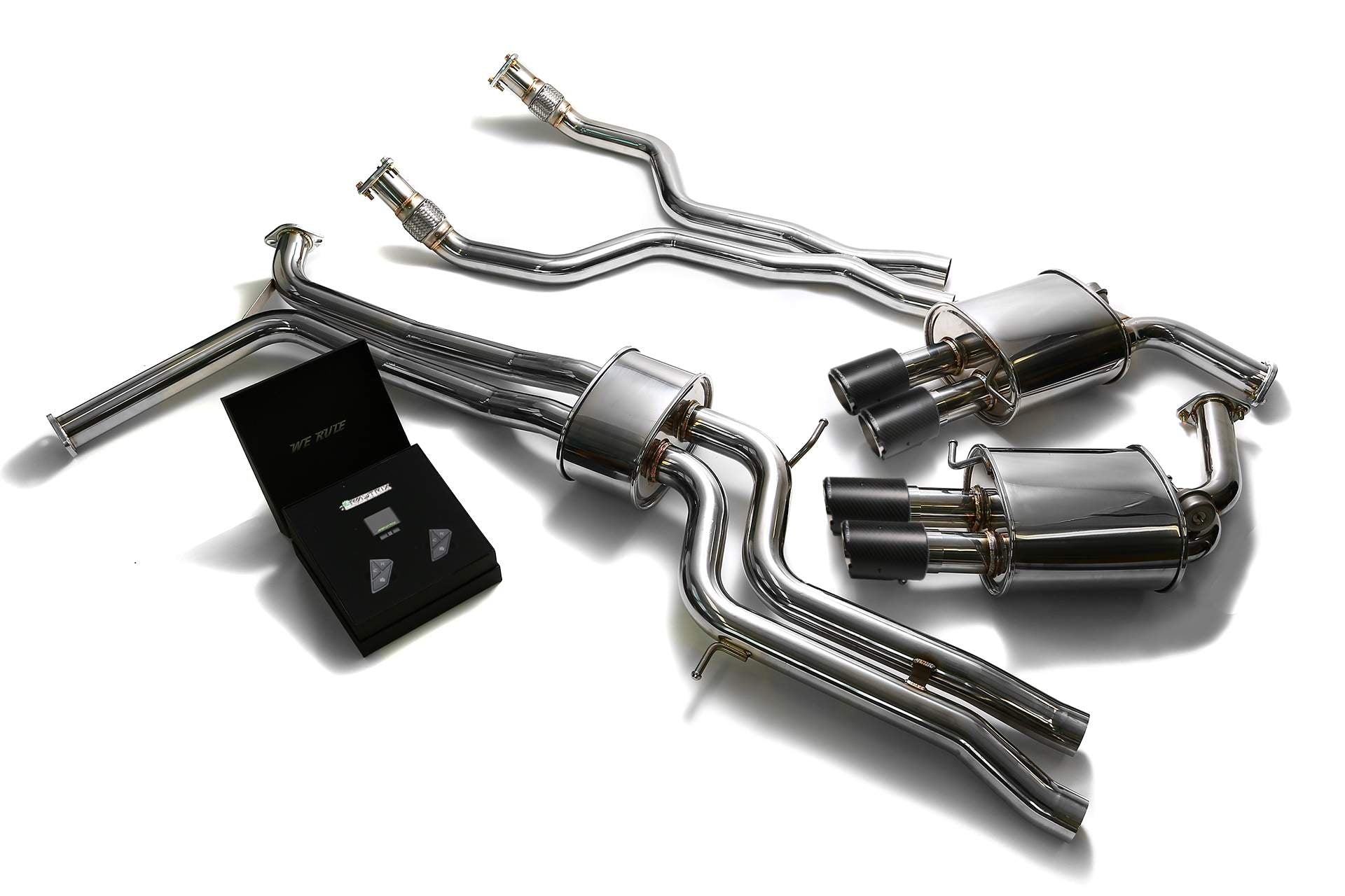 Armytrix exhaust system for Audi A6 C7 3.0 TFSI (2011-2017) valvetronic exhaust system