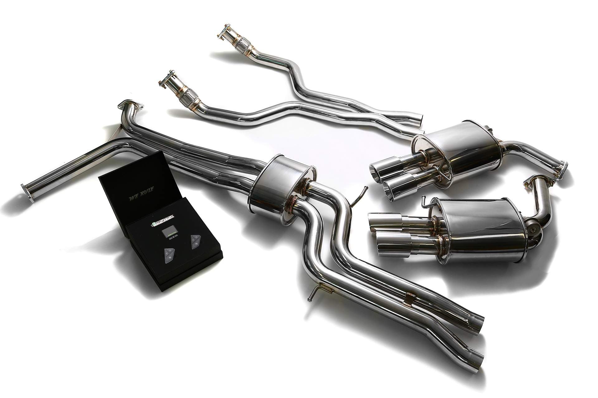 Armytrix exhaust system for Audi A6 C7 3.0 TFSI (2011-2017) valvetronic exhaust system