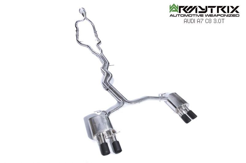 Armytrix exhaust system for Audi A6 C8 55 TFSI (2018-present) valvetronic exhaust system