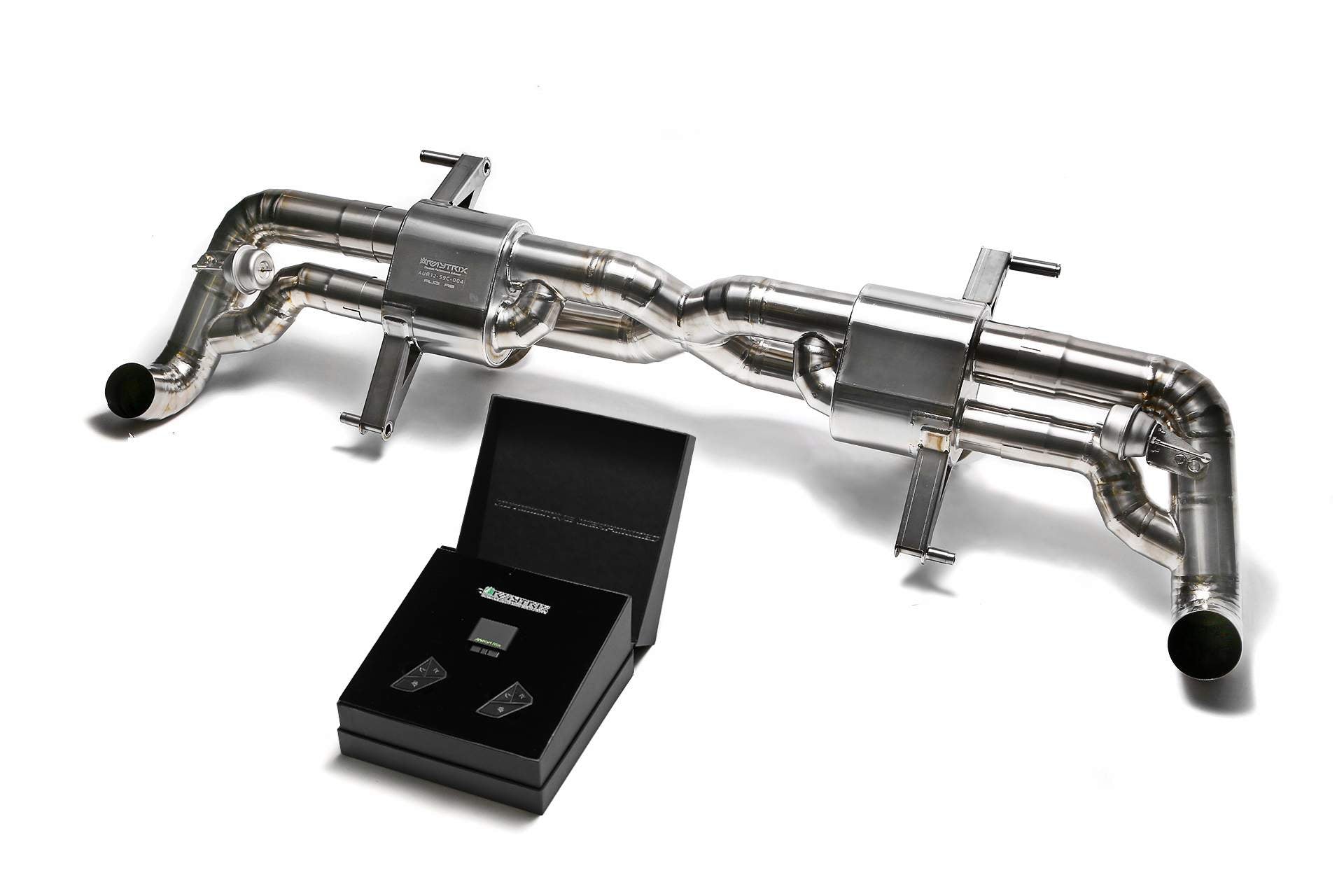 Armytrix exhaust system for Audi R8 MKI Facelift V10 5.2 FSI Coupe/Spider (2013-2015) valvetronic exhaust system