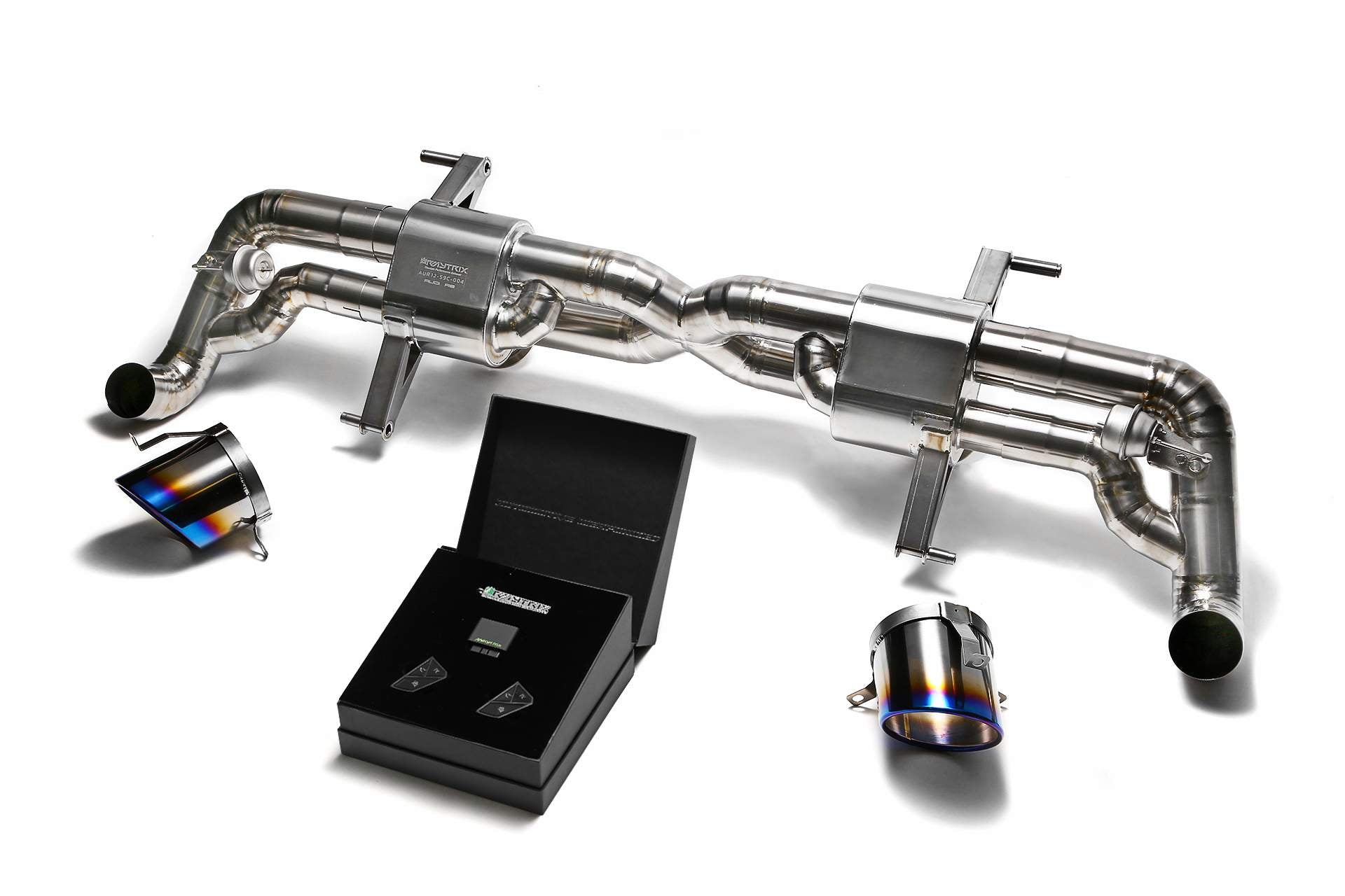 Armytrix exhaust system for Audi R8 MKI Facelift V10 5.2 FSI Coupe/Spider (2013-2015) valvetronic exhaust system