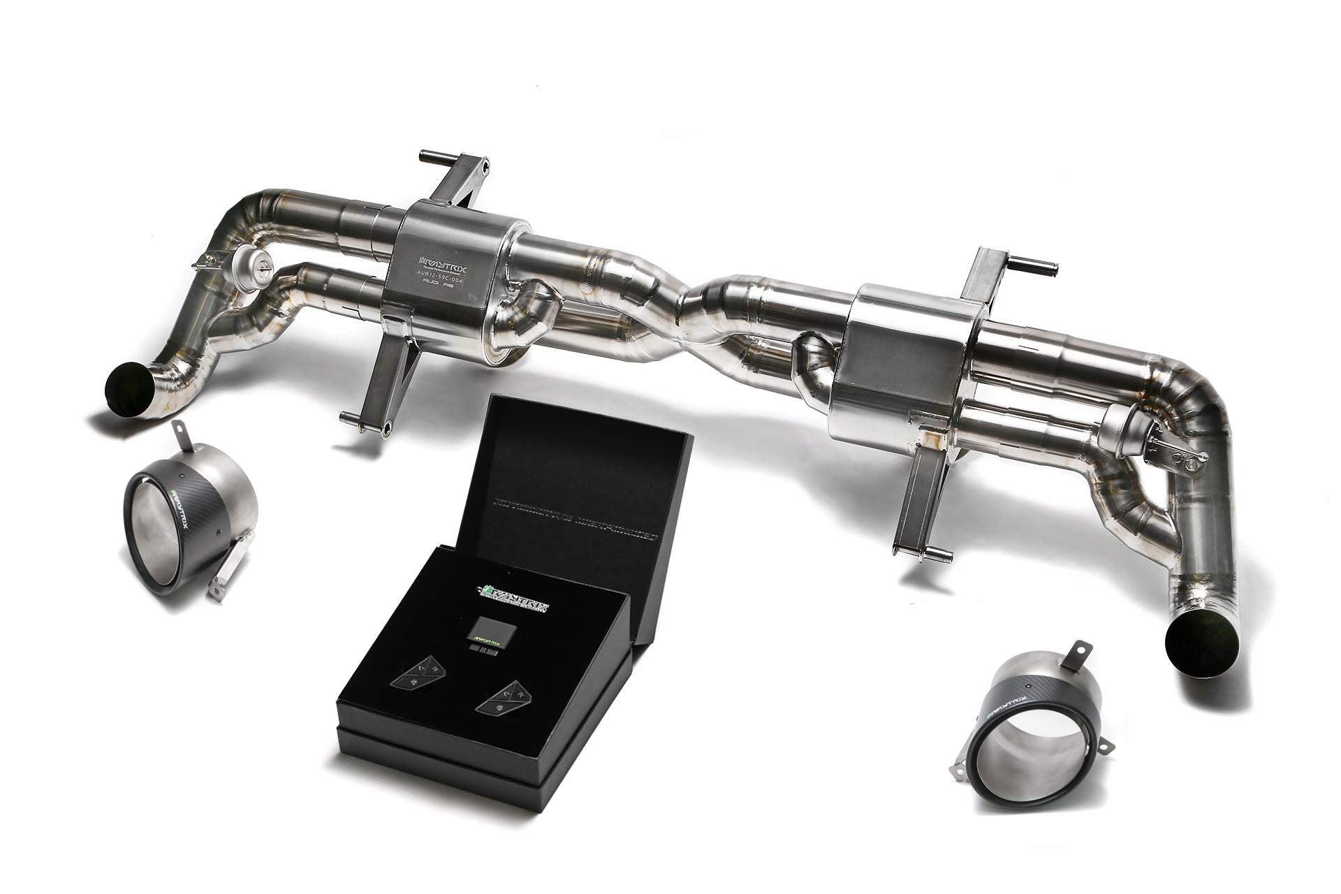 Armytrix exhaust system for Audi R8 MKI Facelift V10 5.2 FSI Coupe/Spider (2013-2015) valvetronic exhaust system