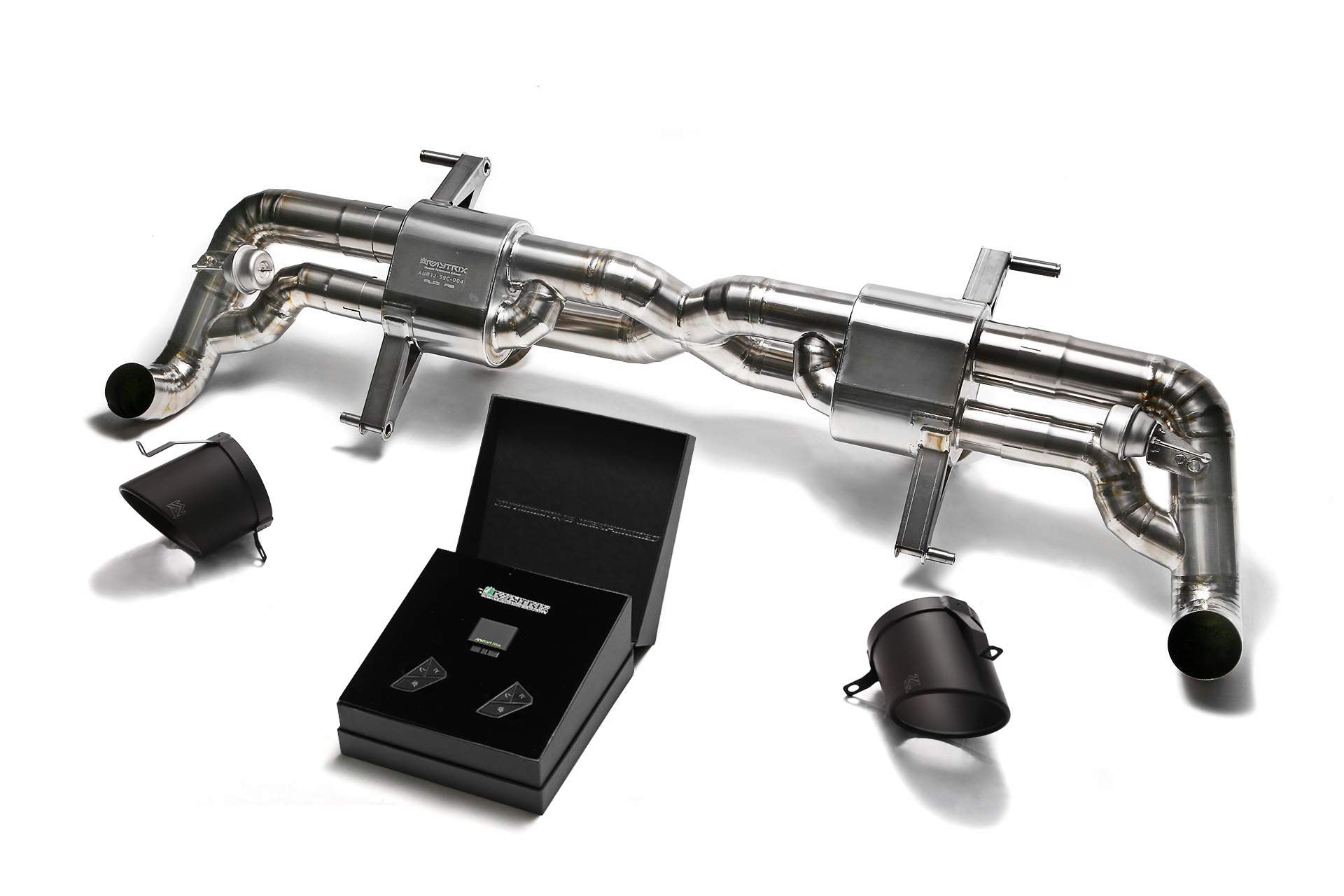 Armytrix exhaust system for Audi R8 MKI Facelift V10 5.2 FSI Coupe/Spider (2013-2015) valvetronic exhaust system