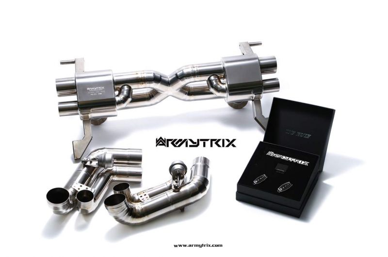 Armytrix exhaust system for Audi R8 MKI V10 5.2 FSI Coupe /Spider (2009-2012) valvetronic exhaust system