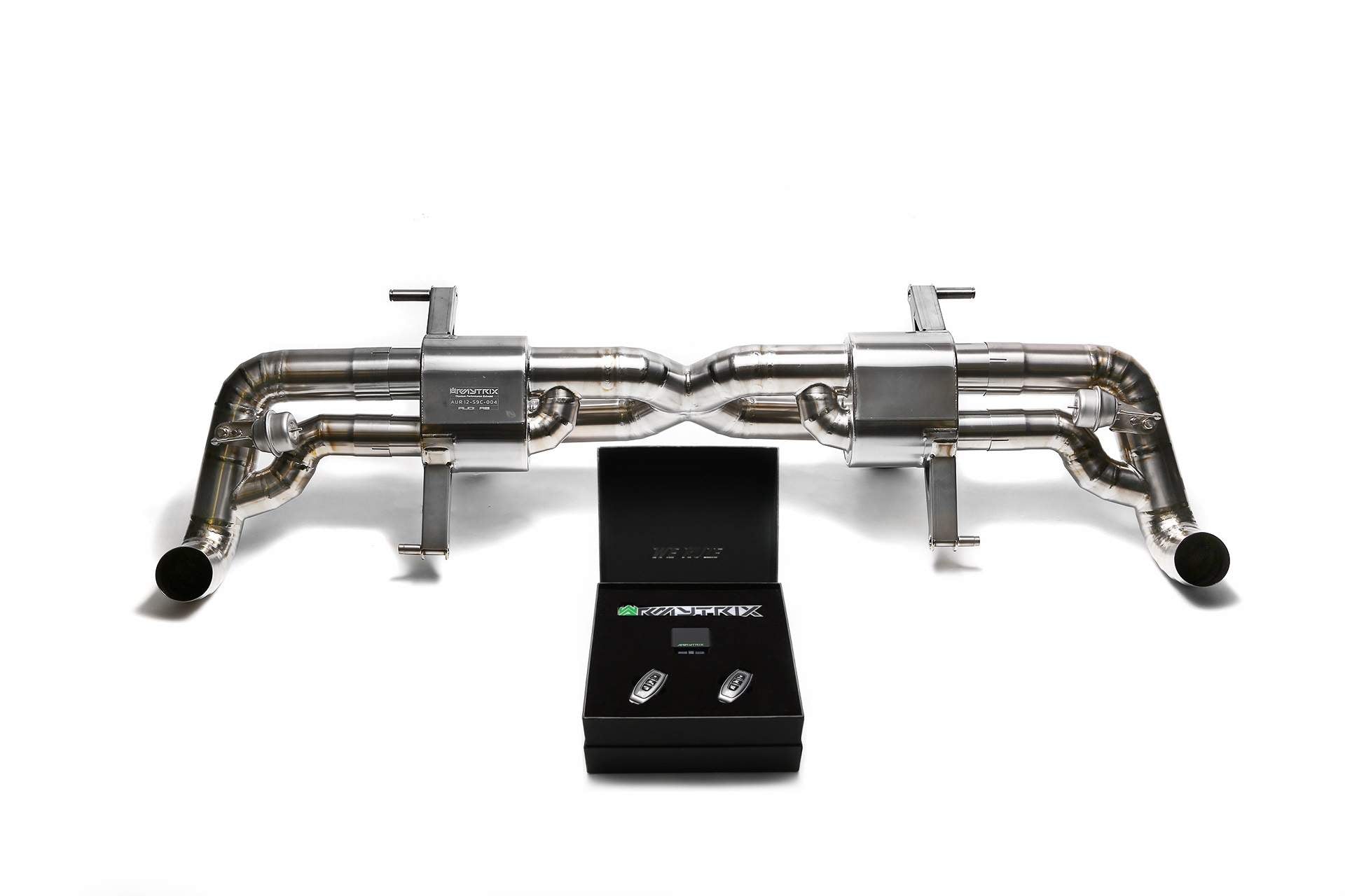 Armytrix exhaust system for Audi R8 MKI Facelift V8 4.2 FSI Coupe/Spider (2013-2015) valvetronic exhaust system