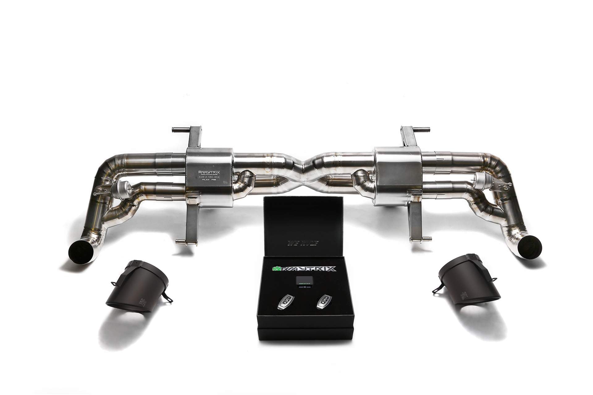 Armytrix exhaust system for Audi R8 MKI Facelift V8 4.2 FSI Coupe/Spider (2013-2015) valvetronic exhaust system