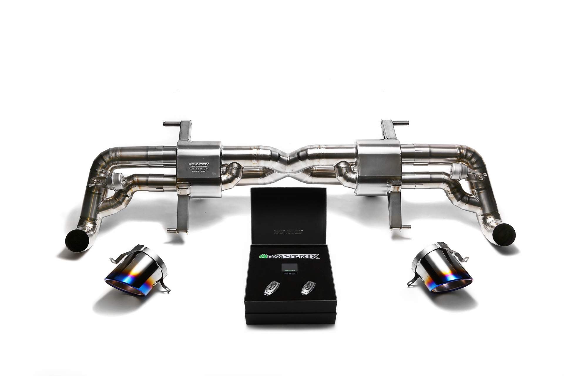 Armytrix exhaust system for Audi R8 MKI Facelift V8 4.2 FSI Coupe/Spider (2013-2015) valvetronic exhaust system
