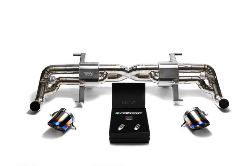 Armytrix exhaust system for Audi R8 MKI Facelift V8 4.2 FSI Coupe/Spider (2013-2015) valvetronic exhaust system