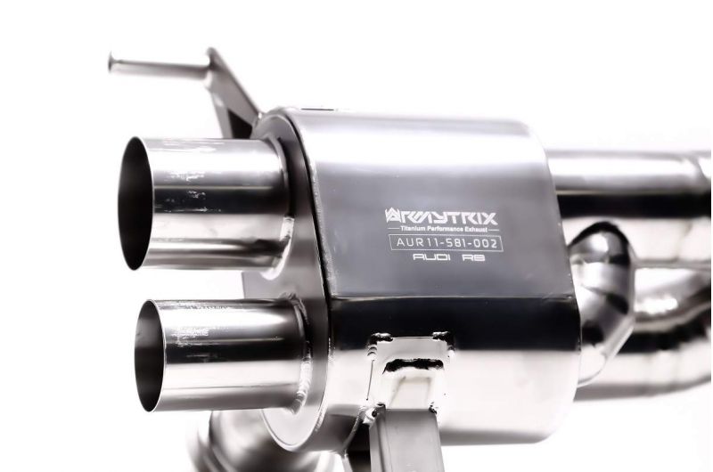 Armytrix exhaust system for Audi R8 MKI Facelift V8 4.2 FSI Coupe/Spider (2013-2015) valvetronic exhaust system
