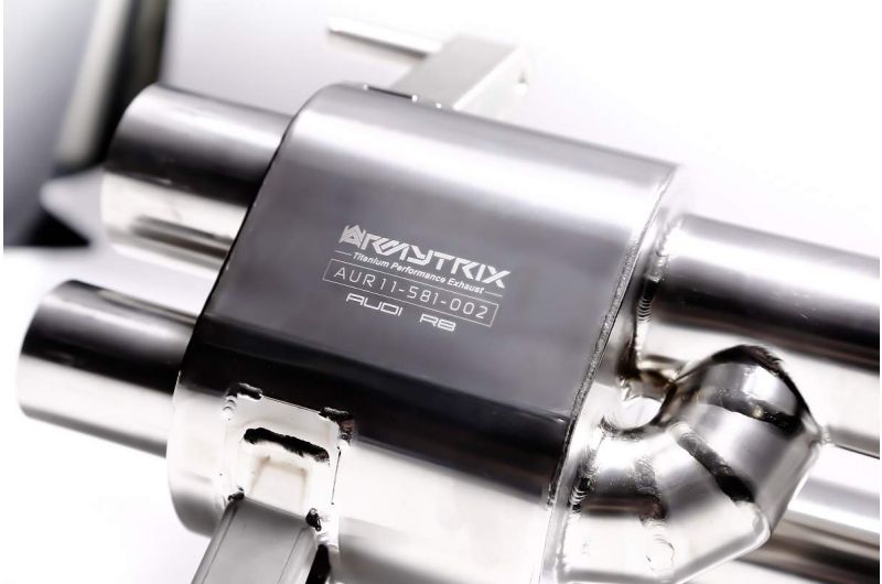 Armytrix exhaust system for Audi R8 MKI Facelift V8 4.2 FSI Coupe/Spider (2013-2015) valvetronic exhaust system