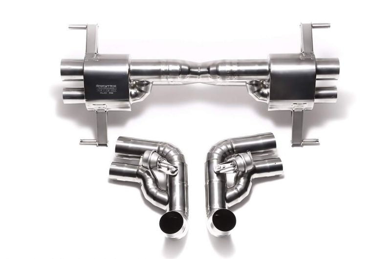 Armytrix exhaust system for Audi R8 MKI Facelift V8 4.2 FSI Coupe/Spider (2013-2015) valvetronic exhaust system