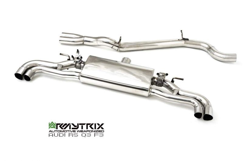 Armytrix exhaust system for Audi RSQ3 F3 (2019-Present) valvetronic exhaust system