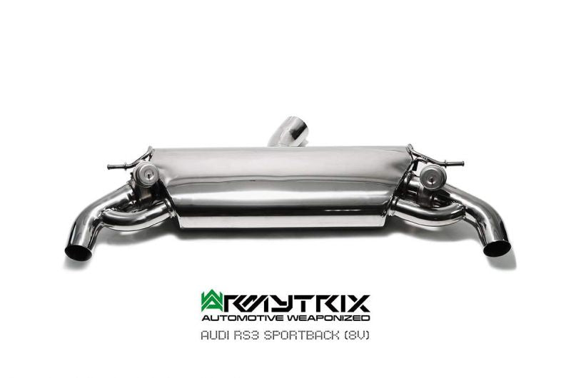 Armytrix exhaust system for Audi RS3 8V Sportback (2015-2016) valvetronic exhaust system