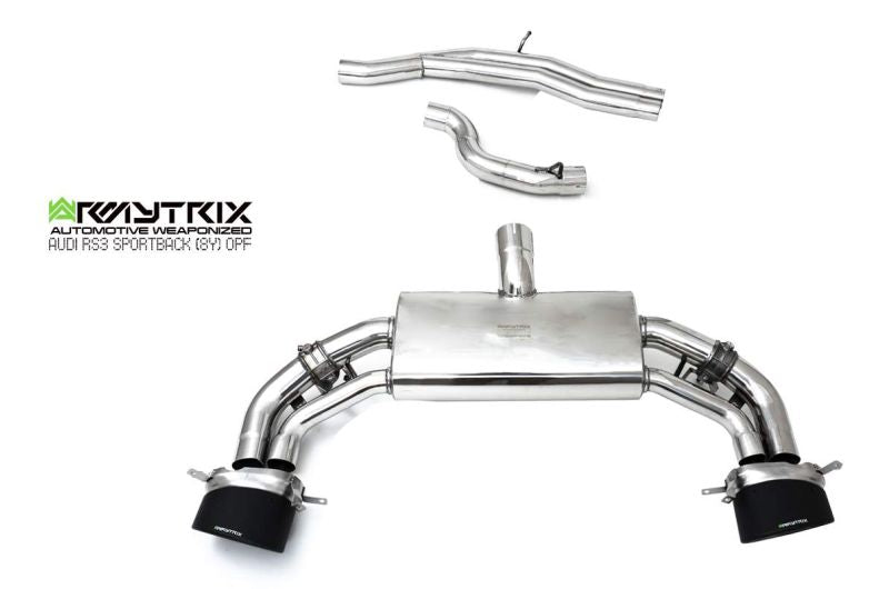 Armytrix exhaust system for Audi RS3 8Y Sportback (2020-Present) valvetronic exhaust system
