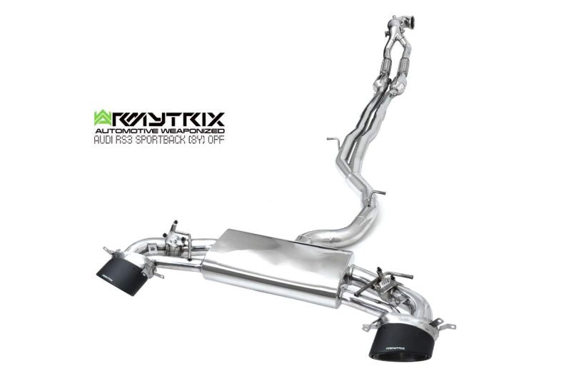 Armytrix exhaust system for Audi RS3 8Y Sportback (2020-Present) valvetronic exhaust system