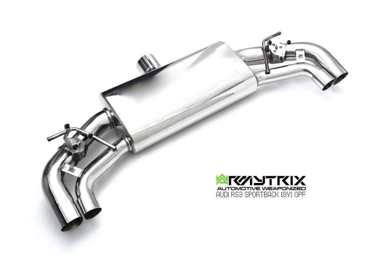Armytrix exhaust system for Audi RS3 8Y Sportback (2020-Present) valvetronic exhaust system