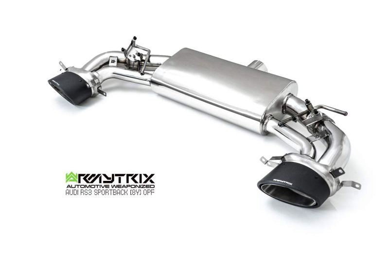 Armytrix exhaust system for Audi RS3 8Y Sportback (2020-Present) valvetronic exhaust system