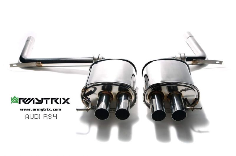 Armytrix exhaust system for Audi RS4 B8 4.2 V8 FSI (2012-2015) valvetronic exhaust system