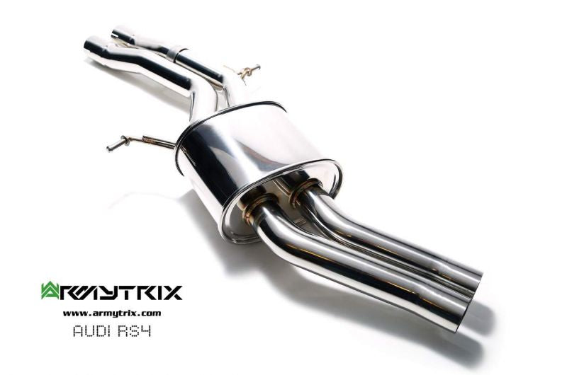 Armytrix exhaust system for Audi RS4 B8 4.2 V8 FSI (2012-2015) valvetronic exhaust system