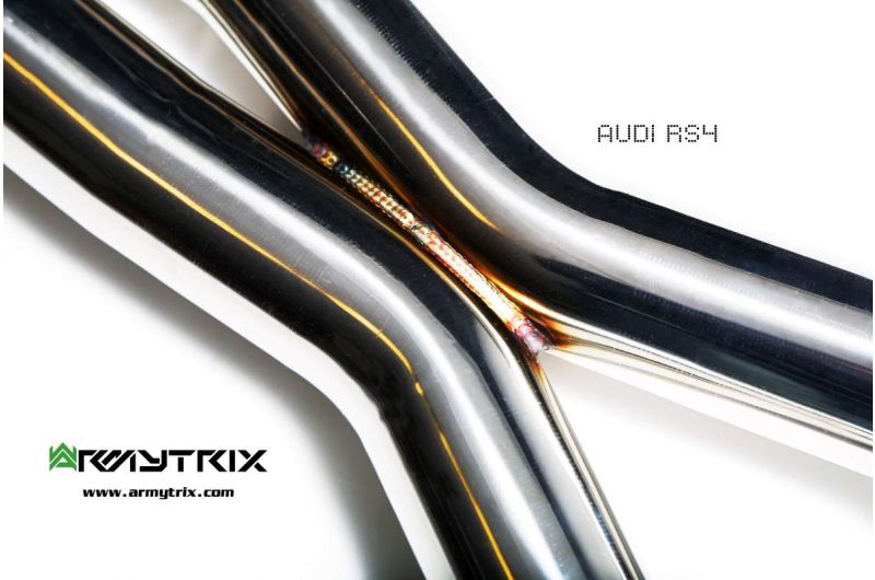 Armytrix exhaust system for Audi RS4 B8 4.2 V8 FSI (2012-2015) valvetronic exhaust system