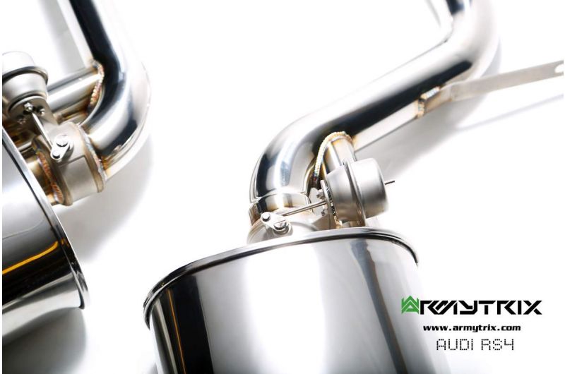 Armytrix exhaust system for Audi RS4 B8 4.2 V8 FSI (2012-2015) valvetronic exhaust system