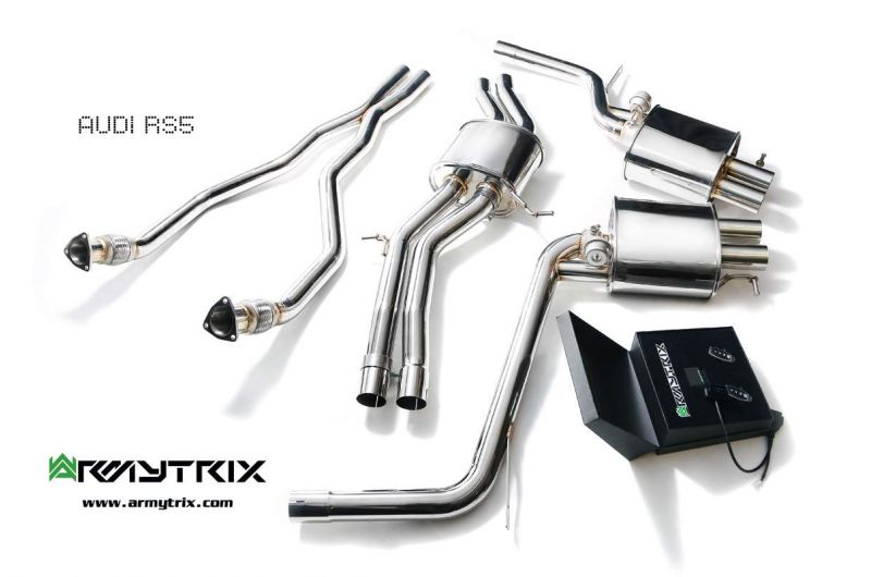Armytrix exhaust system for Audi RS5 B8 4.2 V8 FSI (2010-2015) valvetronic exhaust system