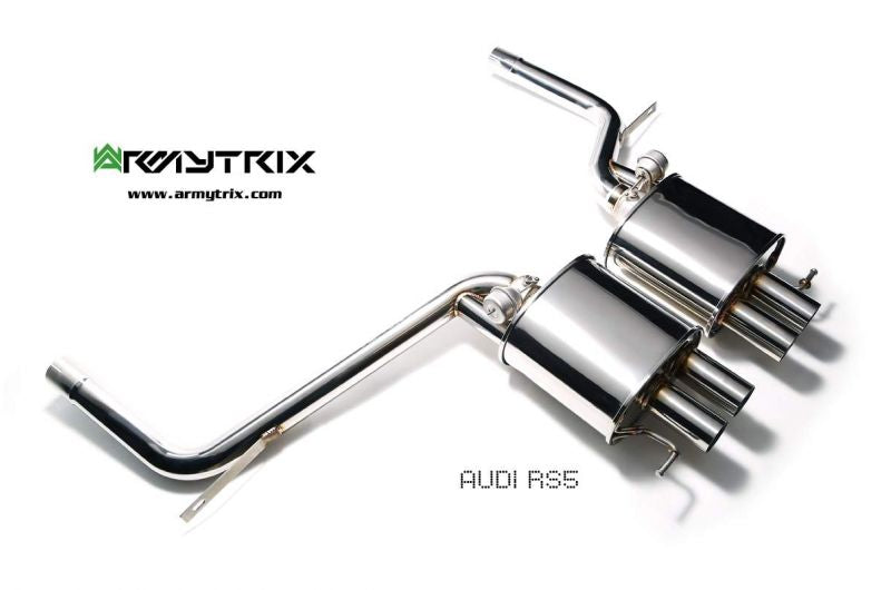 Armytrix exhaust system for Audi RS5 B8 4.2 V8 FSI (2010-2015) valvetronic exhaust system