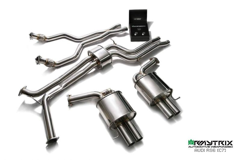 Armytrix exhaust system for Audi RS6 / RS7 C7 (2013-2019) valvetronic exhaust system