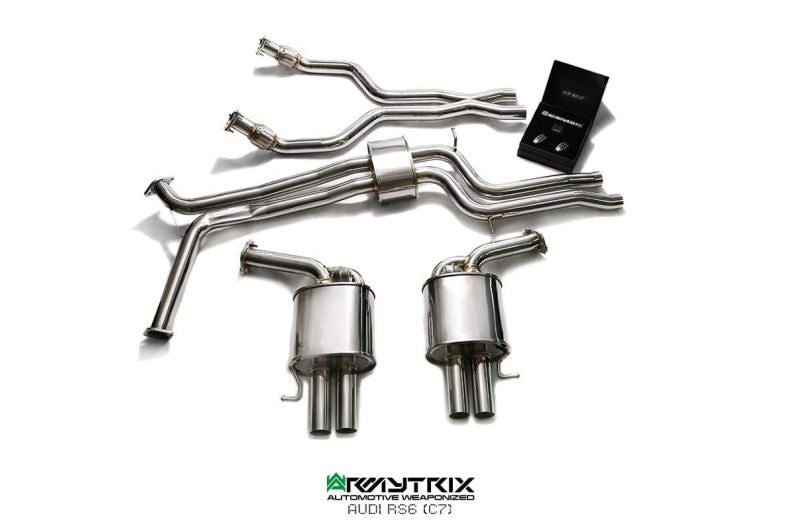 Armytrix exhaust system for Audi RS6 / RS7 C7 (2013-2019) valvetronic exhaust system