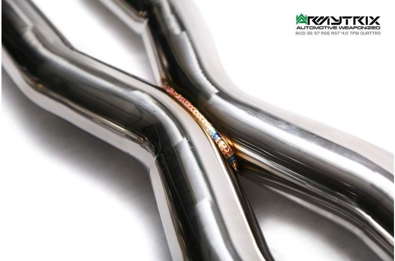 Armytrix exhaust system for Audi S7 C7 4.0 V8 Twin Turbo (2012-2018) valvetronic exhaust system