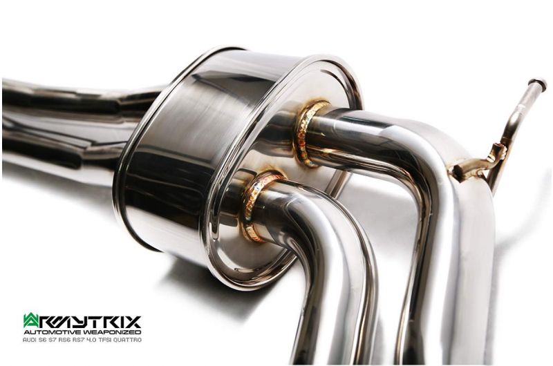 Armytrix exhaust system for Audi S7 C7 4.0 V8 Twin Turbo (2012-2018) valvetronic exhaust system
