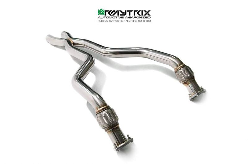 Armytrix exhaust system for Audi S7 C7 4.0 V8 Twin Turbo (2012-2018) valvetronic exhaust system
