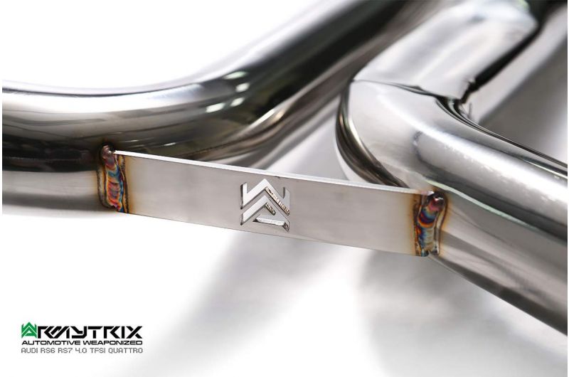 Armytrix exhaust system for Audi S7 C7 4.0 V8 Twin Turbo (2012-2018) valvetronic exhaust system