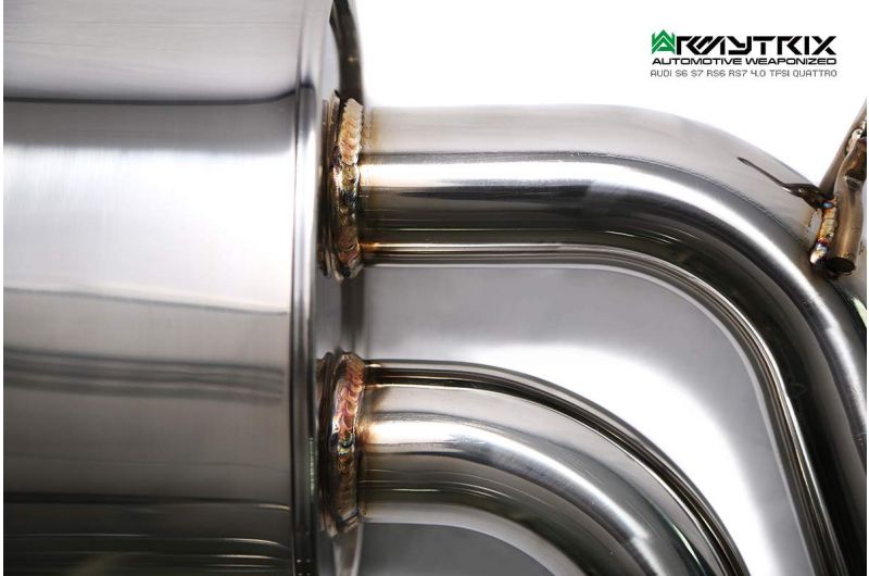 Armytrix exhaust system for Audi S7 C7 4.0 V8 Twin Turbo (2012-2018) valvetronic exhaust system