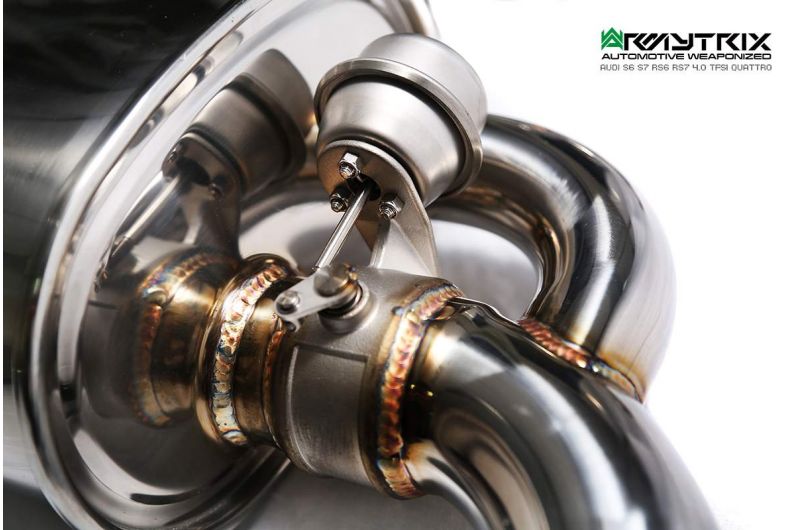 Armytrix exhaust system for Audi S7 C7 4.0 V8 Twin Turbo (2012-2018) valvetronic exhaust system