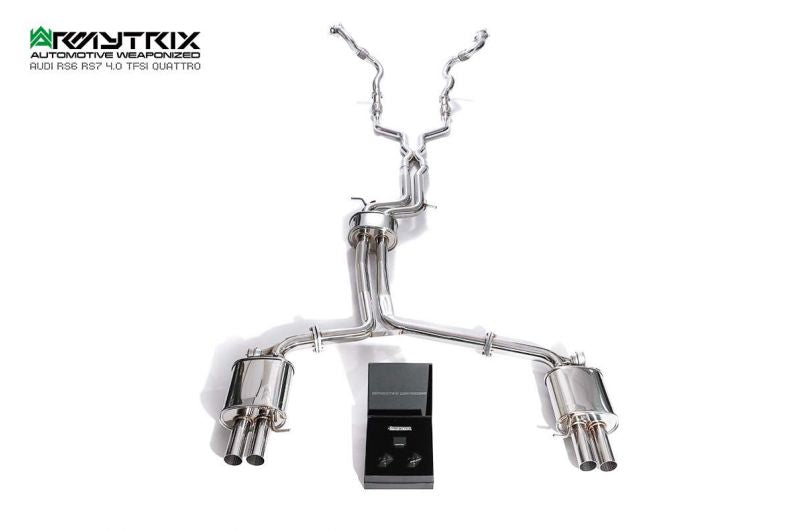 Armytrix exhaust system for Audi S7 C7 4.0 V8 Twin Turbo (2012-2018) valvetronic exhaust system