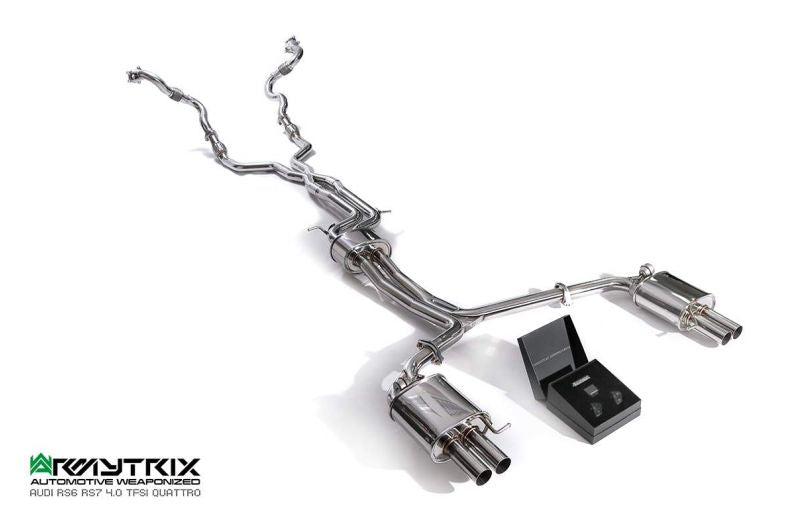 Armytrix exhaust system for Audi S7 C7 4.0 V8 Twin Turbo (2012-2018) valvetronic exhaust system