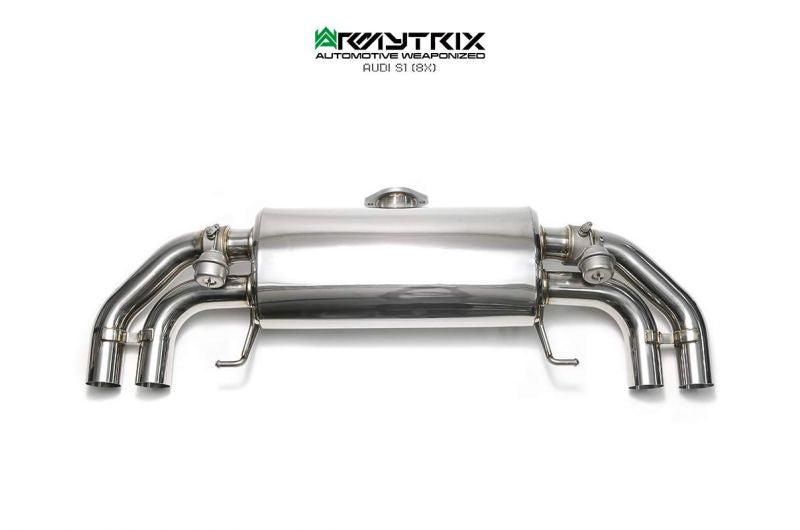 Armytrix exhaust system for Audi S1 8X 2.0 Hatchback/ Sportback (2014-2018) valvetronic exhaust system