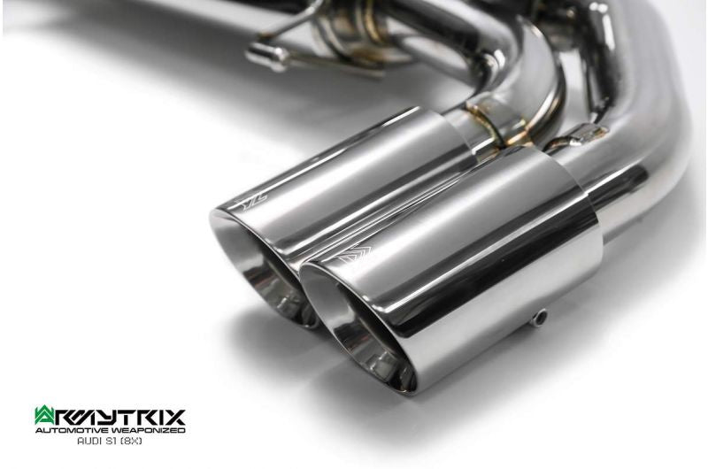 Armytrix exhaust system for Audi S1 8X 2.0 Hatchback/ Sportback (2014-2018) valvetronic exhaust system