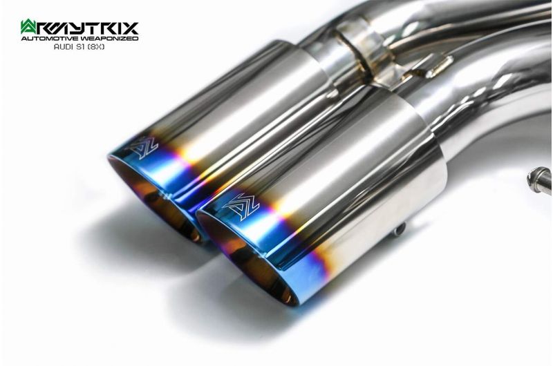 Armytrix exhaust system for Audi S1 8X 2.0 Hatchback/ Sportback (2014-2018) valvetronic exhaust system