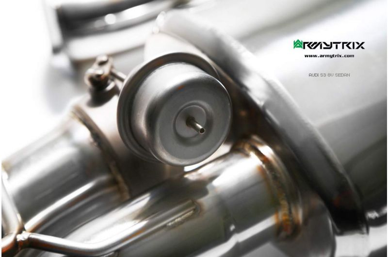 Armytrix exhaust system for AUDI S3 8V SEDAN (2013-2020) valvetronic exhaust system