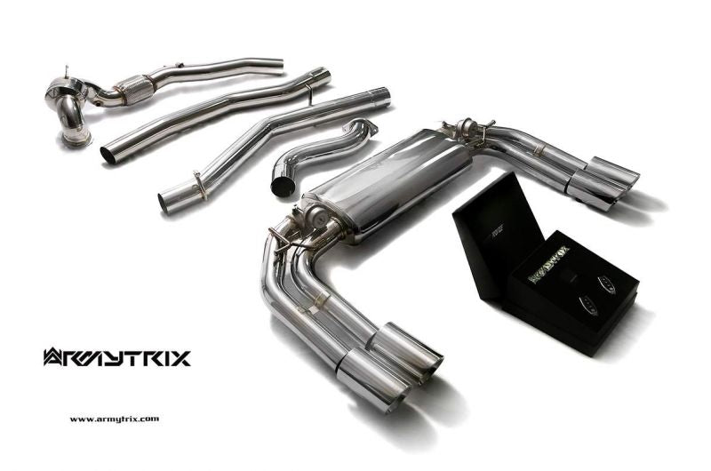 Armytrix exhaust system for Audi S3 8V Sportback (2013-2020) valvetronic exhaust system