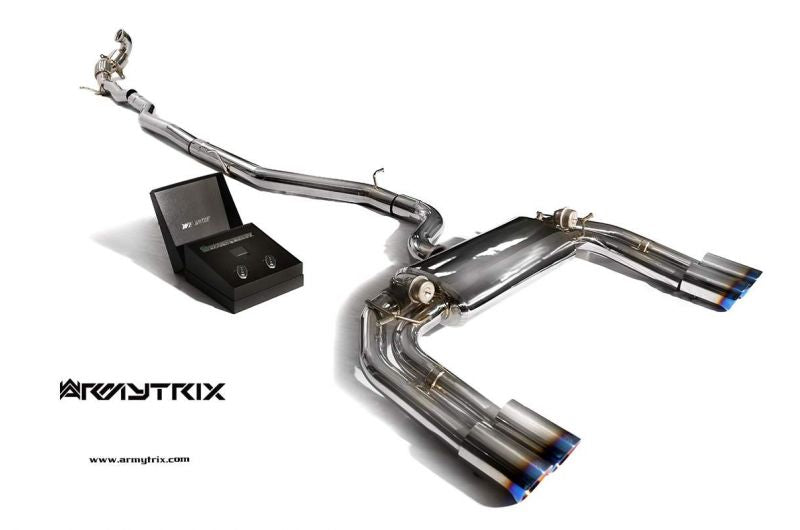 Armytrix exhaust system for Audi S3 8V Sportback (2013-2020) valvetronic exhaust system