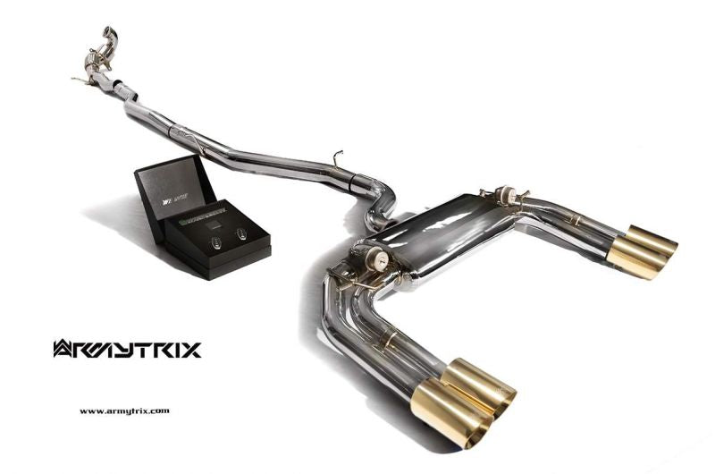 Armytrix exhaust system for Audi S3 8V Sportback (2013-2020) valvetronic exhaust system