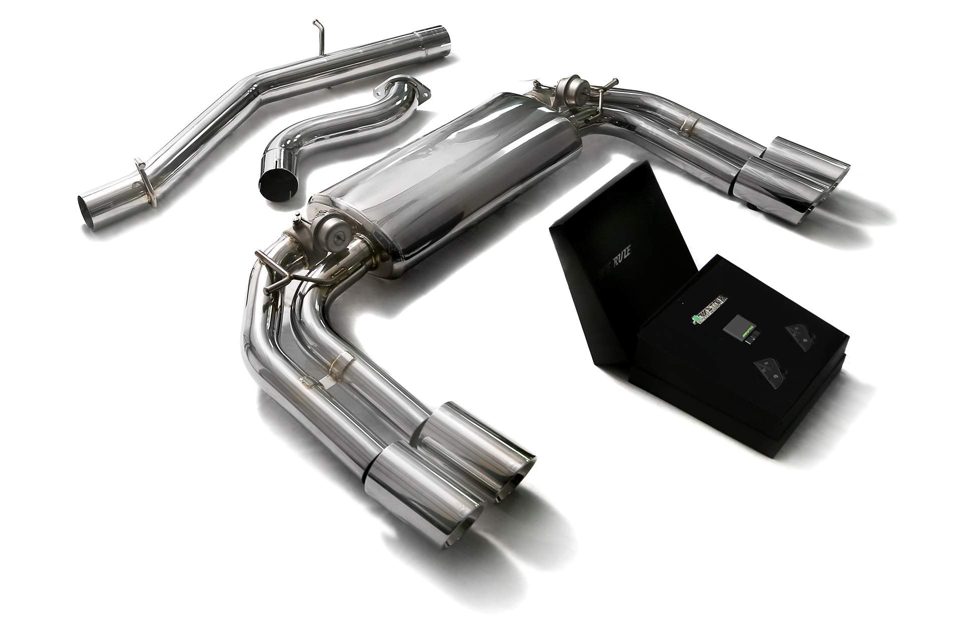 Armytrix exhaust system for Audi S3 8V Sportback (2013-2020) valvetronic exhaust system