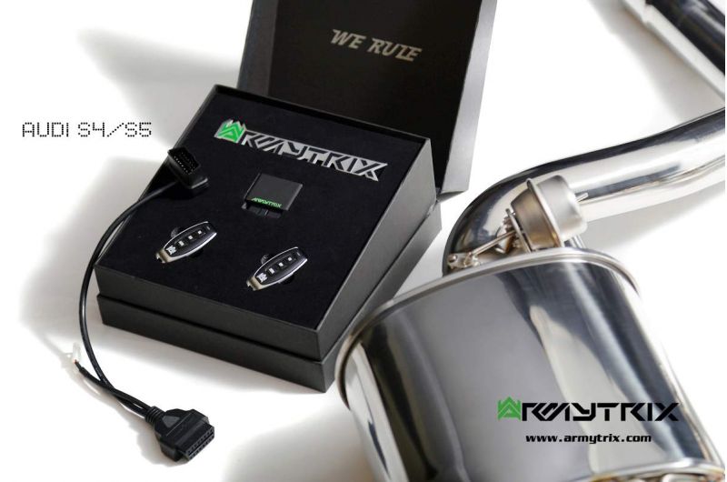 Armytrix exhaust system for Audi A4 B8 3.0 TFSI Sedan/Avant (2009-2015) valvetronic exhaust system